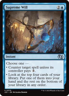 Supreme Will card from Foundations Jumpstart