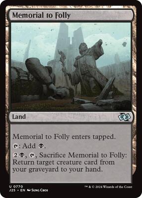 Memorial to Folly card from Foundations Jumpstart
