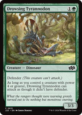 Drowsing Tyrannodon card from Foundations Jumpstart
