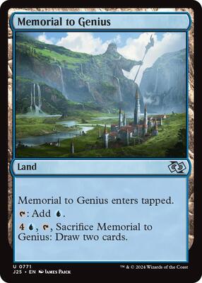 Memorial to Genius card from Foundations Jumpstart