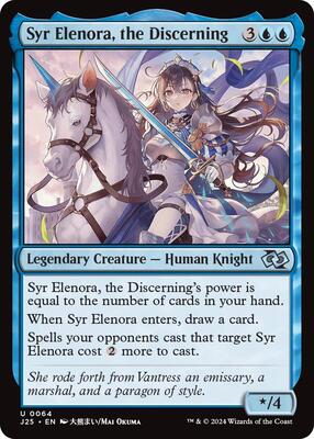 Syr Elenora, the Discerning (Anime) card from Foundations Jumpstart