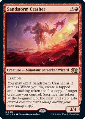 Sandstorm Crasher card from Foundations Jumpstart