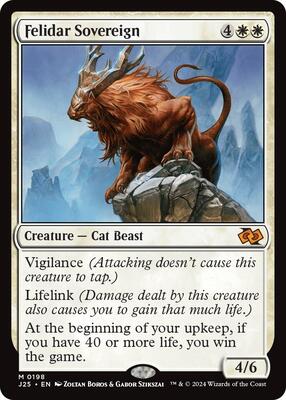 Felidar Sovereign card from Foundations Jumpstart