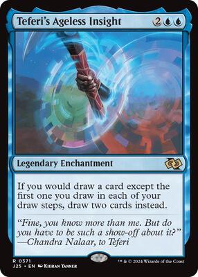 Teferi's Ageless Insight card from Foundations Jumpstart