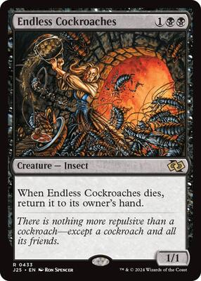 Endless Cockroaches card from Foundations Jumpstart