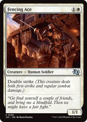 Fencing Ace card from Foundations Jumpstart