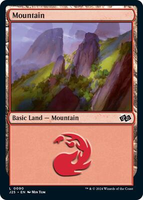Mountain (0090) card from Foundations Jumpstart