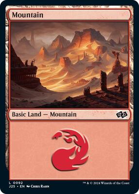 Mountain (0092) card from Foundations Jumpstart