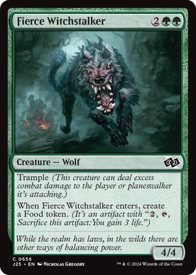 Fierce Witchstalker card from Foundations Jumpstart