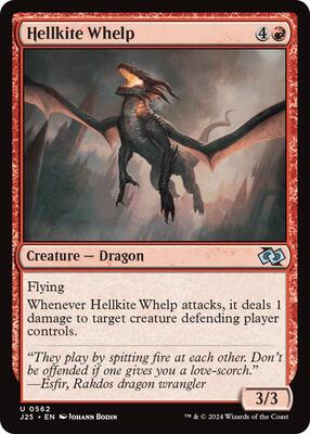 Hellkite Whelp card from Foundations Jumpstart