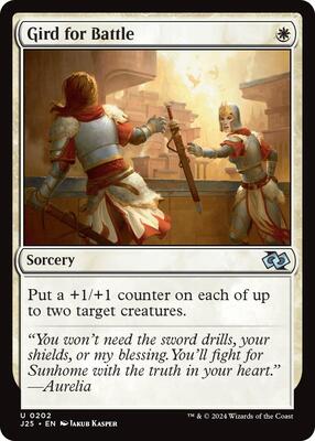 Gird for Battle card from Foundations Jumpstart