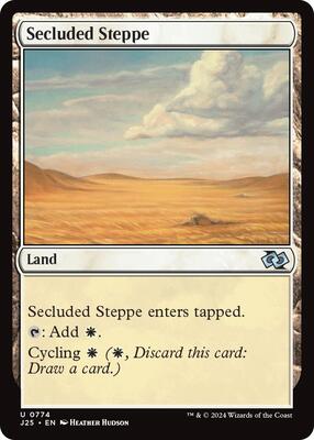 Secluded Steppe card from Foundations Jumpstart