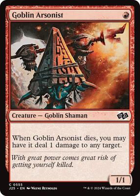 Goblin Arsonist card from Foundations Jumpstart