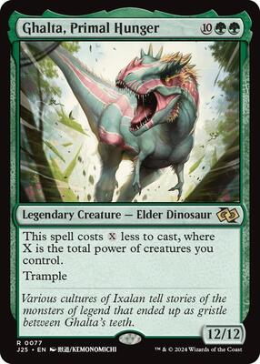 Ghalta, Primal Hunger (Anime) card from Foundations Jumpstart