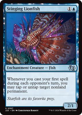 Stinging Lionfish card from Foundations Jumpstart