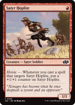 Satyr Hoplite card from Foundations Jumpstart