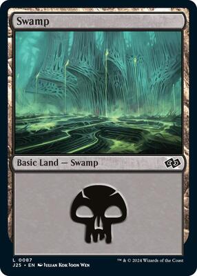Swamp (0087) card from Foundations Jumpstart