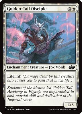 Golden-Tail Disciple card from Foundations Jumpstart