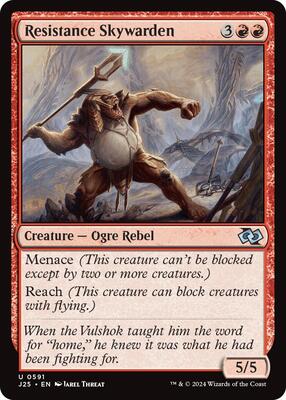 Resistance Skywarden card from Foundations Jumpstart