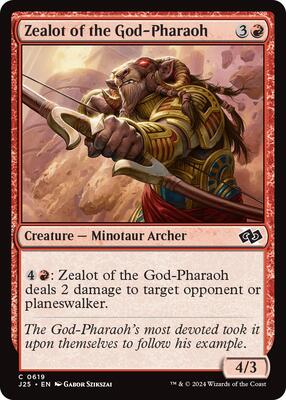 Zealot of the God-Pharaoh card from Foundations Jumpstart