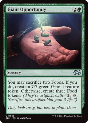 Giant Opportunity card from Foundations Jumpstart