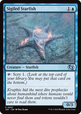 Sigiled Starfish card from Foundations Jumpstart