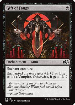 Gift of Fangs card from Foundations Jumpstart