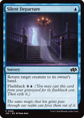 Silent Departure card from Foundations Jumpstart