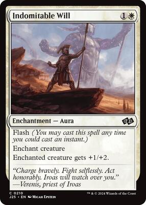 Indomitable Will card from Foundations Jumpstart