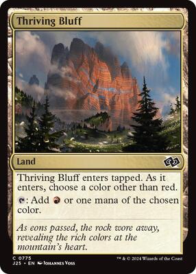 Thriving Bluff card from Foundations Jumpstart