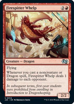 Firespitter Whelp card from Foundations Jumpstart