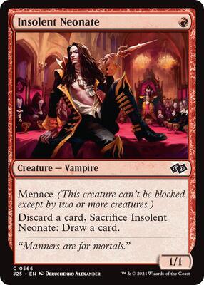 Insolent Neonate card from Foundations Jumpstart