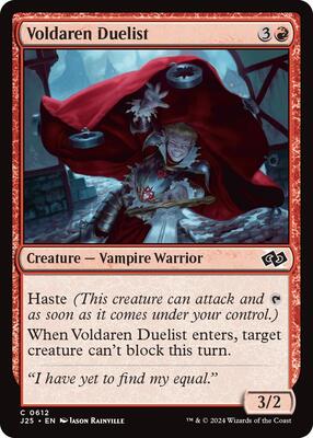 Voldaren Duelist card from Foundations Jumpstart