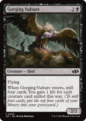 Gorging Vulture card from Foundations Jumpstart