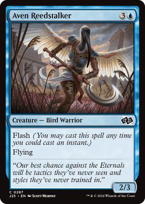 Aven Reedstalker card from Foundations Jumpstart