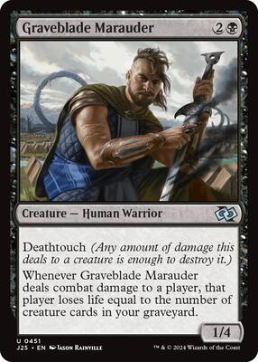 Graveblade Marauder card from Foundations Jumpstart