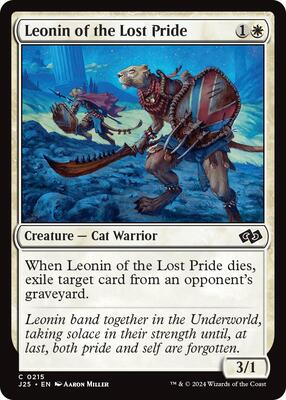 Leonin of the Lost Pride card from Foundations Jumpstart