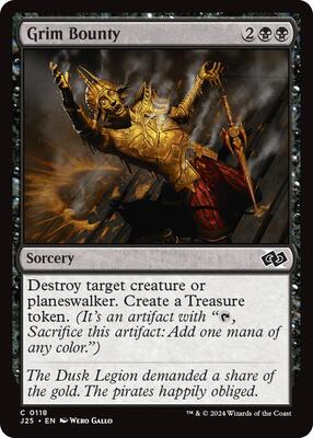 Grim Bounty card from Foundations Jumpstart