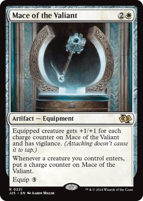 Mace of the Valiant card from Foundations Jumpstart