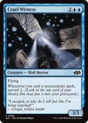 Cruel Witness card from Foundations Jumpstart