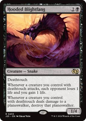 Hooded Blightfang card from Foundations Jumpstart