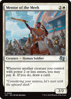 Mentor of the Meek card from Foundations Jumpstart