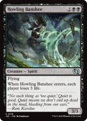 Howling Banshee card from Foundations Jumpstart
