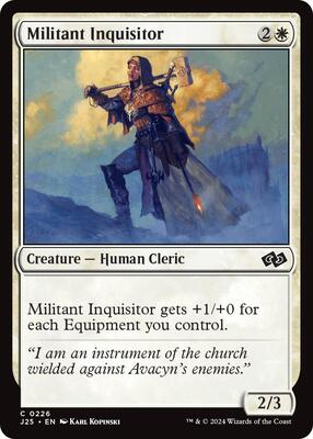 Militant Inquisitor card from Foundations Jumpstart