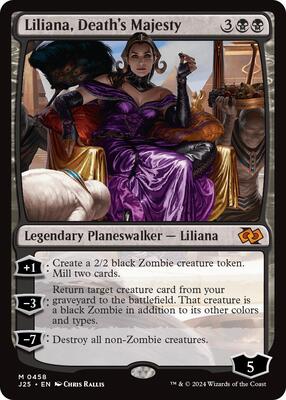 Liliana, Death's Majesty card from Foundations Jumpstart