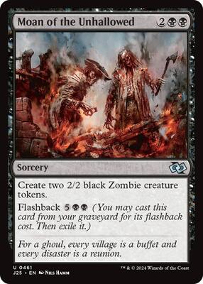 Moan of the Unhallowed card from Foundations Jumpstart