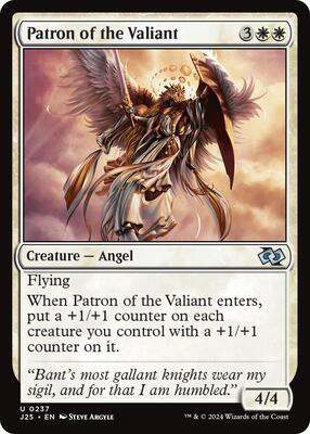 Patron of the Valiant card from Foundations Jumpstart