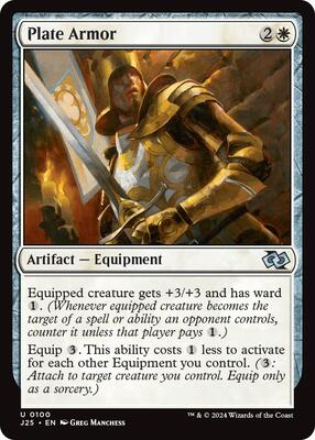 Plate Armor card from Foundations Jumpstart