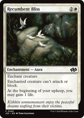 Recumbent Bliss card from Foundations Jumpstart
