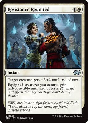 Resistance Reunited card from Foundations Jumpstart